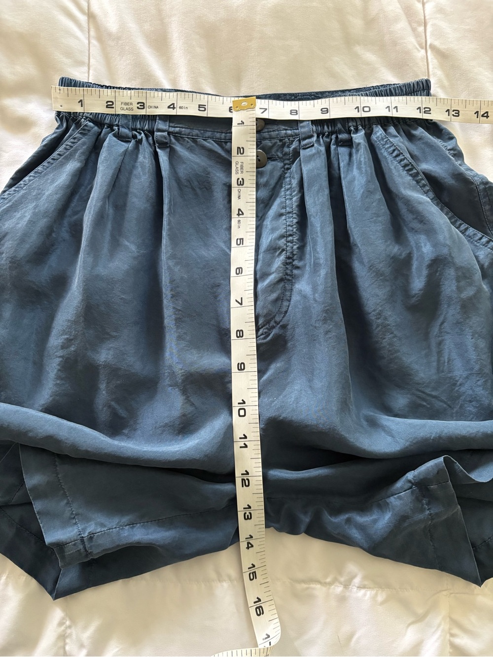 Compagnie Internationale Express 90s Vintage 100% Silk Shorts Wide Leg XS Ins 6” - Picture 11 of 14